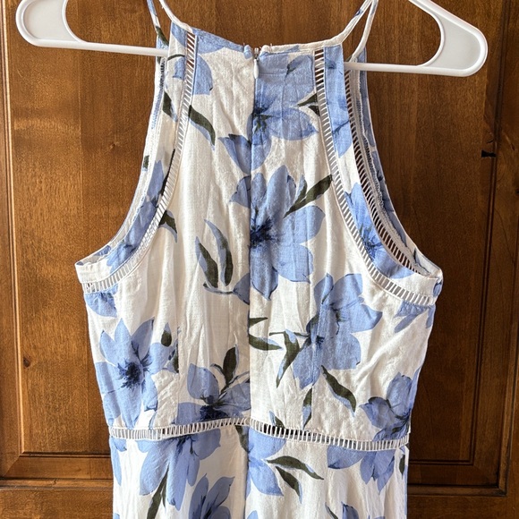 Floral Blue Summer Dress - Picture 3 of 6